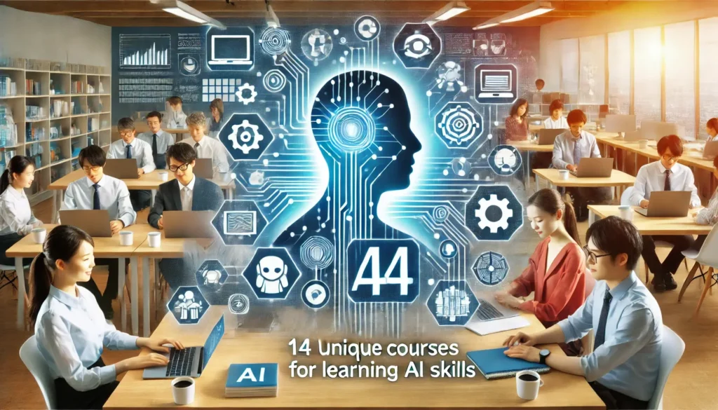 AI CONNECTのAIスキルを学べる14コース
